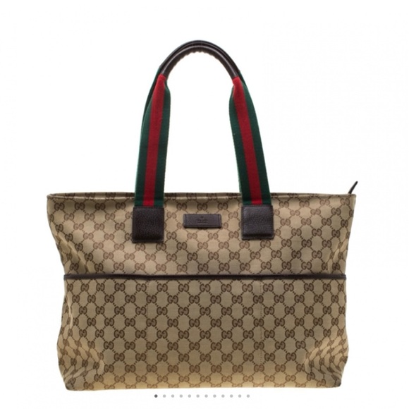 Gucci Canvas GG diaper/tote bag - Picture 1 of 17